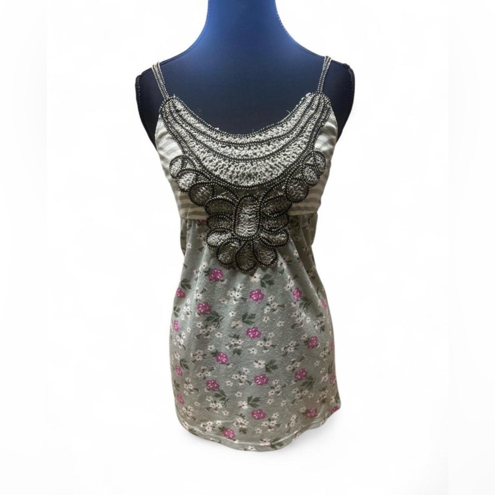 Y2K fairy grunge boho cami top early 2000s babydoll whimsical coquette vtg